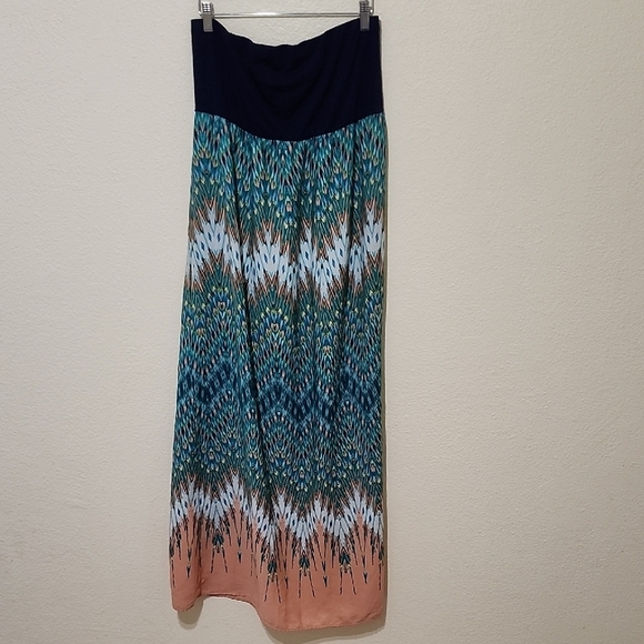 love, Fire Dresses & Skirts - Elegant Multicolor Maxi Skirt